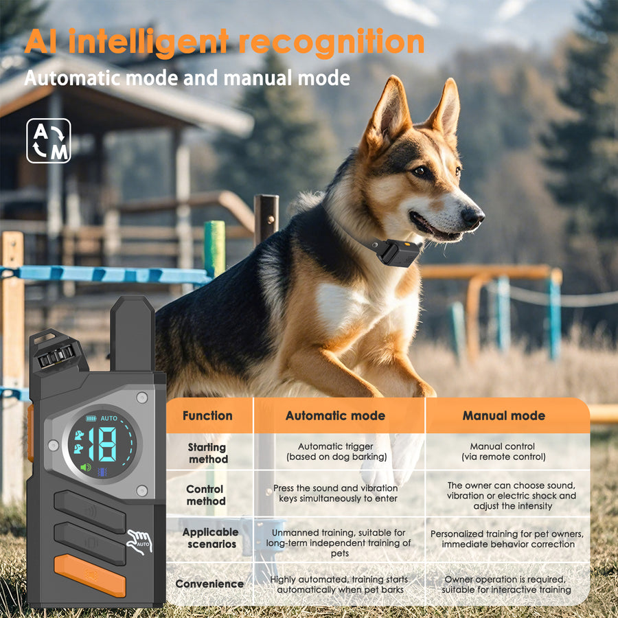 X07 Dog Training Collar — 3 Modes, 3280FT Range, IP66 Waterproof
