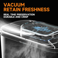 Cutaway close-up of the Q5 vacuum bucket lid revealing the smart chip circuit board