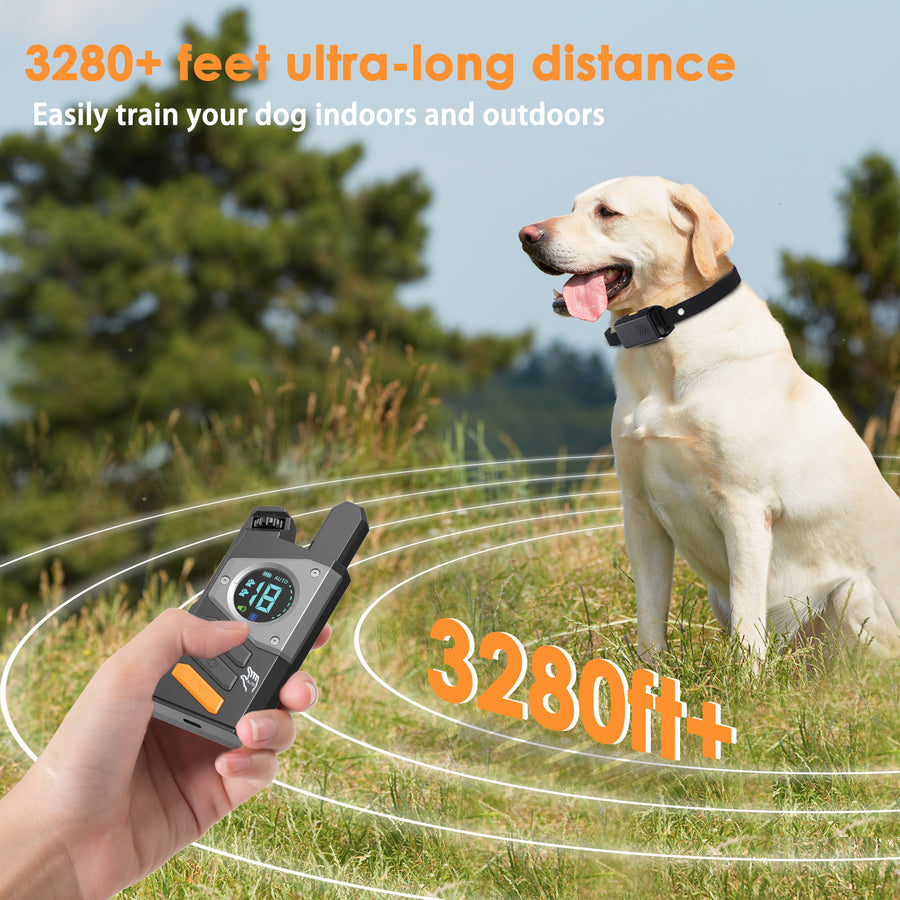 X07 Dog Training Collar — 3 Modes, 3280FT Range, IP66 Waterproof