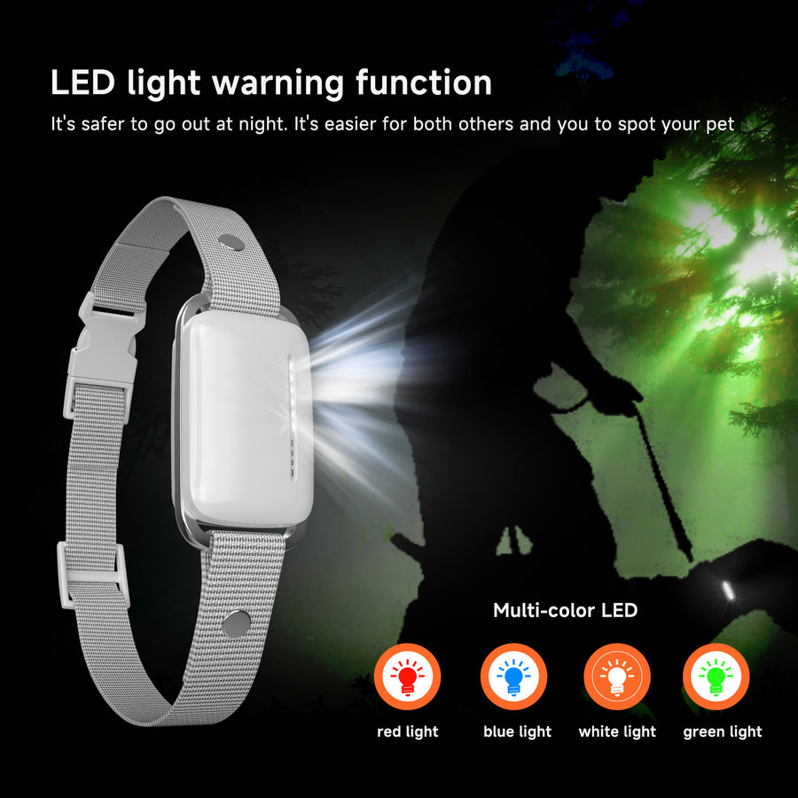 X03 — multi-colour LED light and built-in flashlight
